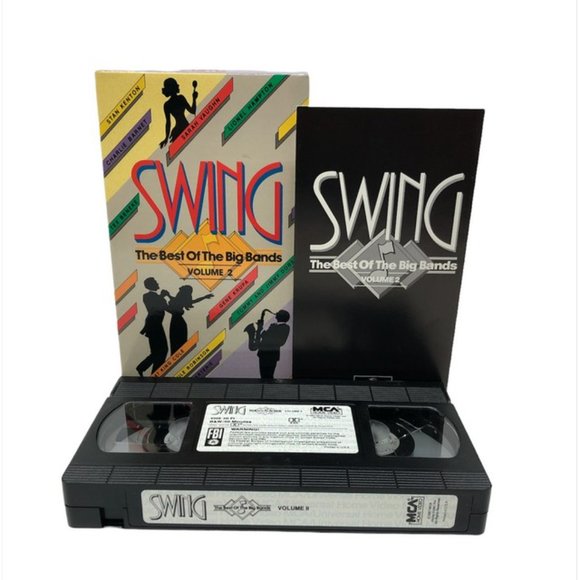 Swing: The Best of the Big Bands (VHS, 1987) 4 Tape Box Set w/original pamphlets - Picture 8 of 10